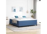 Maison Exclusive - Letto Boxspring Blu 180 X 200 Cm Velluto