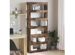 Libreria Di Design In Rovere Fumé 80 X 30 X 198 Cm In Legno - Librerie 2025 New1644844 2Parcel