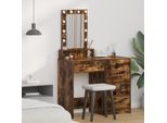 Comodino Di Design Con Contenitore Marrone 50 X 41 X 140 Cm Materiale A Base Di Legno - Comodini 2025 Nuovo6130878 1Pacco