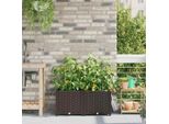 Best MöBel Fioriera Da Giardino Marrone 80 X 40 X 37,5 Cm Acciaio - Letti CL2474912 1Pacco