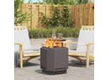 Focolare Di Design Nero 48 X 48 X 51 Cm Acciaio Laminato A Freddo - Cestini & Ciotole 2025 Nuovo4363689 1Pacco