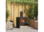 Best MöBel Camino Nero 60 X 40 X 96 Cm Acciaio Laminato A Freddo - Cesti E Vassoi Per Caminetti Cloris New2130030 1Pacco