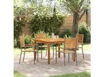 Pratico Set Di Mobili Da Giardino Set Di Mobili Da Balcone Set Da Pranzo Da Giardino 5 Pezzi Grigio Poly Rattan - Set Di Mobili Da Giardino ,Mobili Di Design 9882515 3Parcel
