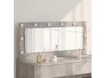 2025 Specchio Moderno Per Vanità Con Specchio Grigio Cemento 100 X 45 X 18 Cm - Specchio Da Parete,Design 9461700 1Pacco