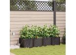 Fioriera Da Giardino Stabli MöBel Marrone 160 X 40 X 37,5 Cm Acciaio - Letti CC3593166 1Pacco