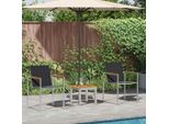 Set Di Mobili Da Giardino Semplice Set Di Mobili Da Balcone Set Da Pranzo Per Esterni 3 Pezzi In Legno Massiccio Di Acacia - Set Di Mobili Da Giardino DE8688914 2Parcel