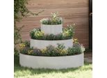 Maison Exclusive - Vaso Da Giardino Argento 90 X 90 X 20 Cm Acciaio Inossidabile
