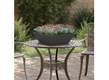 Fioriera Da Giardino In Stile Elegante Nera 50 X 50 X 15 Cm In Acciaio - Letti Hommie2317240 1Pacco