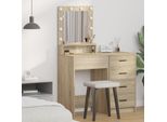 2025 Tavolino Da Toilette Moderno Rovere Sonoma 50 X 41 X 135 Cm Materiale A Base Di Legno - Tavolini Da Toilette,Design 8979418 1Pacco