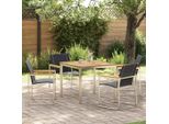 Best MöBel Set Di Mobili Da Giardino Set Di Mobili Da Balcone Set Da Pranzo Da Giardino 5 Pezzi In Legno Massiccio Di Acacia - Set Di Mobili Da Giardino CL3787807 2Parcel