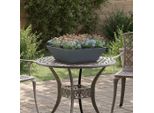 Fioriera Da Giardino In Stile Elegante Antracite 50 X 50 X 15 Cm In Acciaio - Aiuole Hommie4931764 1Pacco