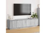 Maison Exclusive - Mobile Tv Sonoma Grigio 180 X 38 X 49 Cm Materiale Ligneo