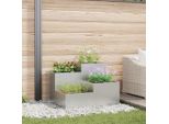 2025 Cloris Vaso Da Giardino Argento 80 X 80 X 60 Cm Acciaio Zincato - Aiuole Vendita6183966 1Pacco
