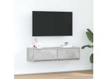 Best MöBel Mobile Tv Grigio Cemento 100 X 31 X 25,5 Cm Materiale Legno - Mobili Tv Cloris New9487040 1Pacco
