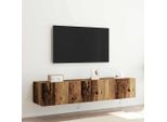 Maison Exclusive - Mobile Tv 2 Pezzi Legno Antico 80 X 35 X 31 Cm Materiale Ligneo