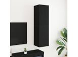 Bei Cloris Mobile Tv A Parete Rovere Nero 30,5 X 30 X 110 Cm Materiale A Base Di Legno - Mobili Tv Nuovo1377526 1Pacco