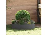 2025 Cloris Giardino 5 Pezzi Nero 80 X 80 X 20 Cm Acciaio - Aiuole Vendita5346884 1Pacco