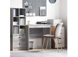 Best MöBel BüRomöBel - Scrivania Grigio Sonoma 80 X 50 X 76 Cm Materiale A Base Di Legno - Scrivanie CL3838207 1Pacco