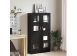 Best MöBel Libreria In Rovere Nero 82,5 X 30,5 X 150 Cm - Librerie CL9569409 2Parti