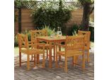 Set Di Mobili Da Giardino Set Di Mobili Da Balcone Set Da Pranzo Da Giardino 5 Pezzi Marrone In Legno Massiccio Di Acacia - Set Di Mobili Da Giardino Mobili2025 CHY8817264 3Parcel