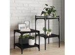 Design New Scaffale 4 Pezzi Nero 40 X 40 X 1,5 Cm Materiale A Base Di Legno - Librerie Mobili2025 CHY8304388 1Pacco