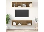 Maison Exclusive - Set Mobile Tv 4 Pezzi Rovere Artisan 37 X 37 X 72 Cm Materiale Ligneo