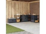Design New Kitchen Storage Shelf With Shelf With Storage Anthracite Steel - Mobili Da Cucina2025 CHY5172094 1Parcel