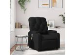 Poltrona Reclinabile Massaggiante In Stile Elegante, In Ecopelle, Nera - Sedia Tv E Reclinabile Hommie2954883 1Pacco