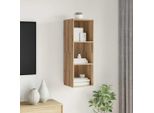 Maison Exclusive - Mobile Tv In Rovere Artisan 37 X 37 X 107 Cm Materiale Ligneo