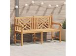 Panchina Da Giardino Semplice Marrone 150 X 60 X 90 Cm In Teak Massiccio - Panchine Da Giardino DE9286358 1Pacco