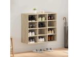 Scarpiera Semplice Rovere Sonoma 77,5 X 30 X 67 Cm Materiale Legno - Scarpiere DE2755899 1Pacco