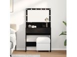 Comodino Durevole In Rovere Nero 80 X 41 X 134,5 Cm Materiale A Base Di Legno - Comodini Octo2891677 1Pacco