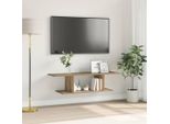 Maison Exclusive - Mobile Tv In Rovere Artisan 102 X 35 X 35 Cm Materiale Ligneo