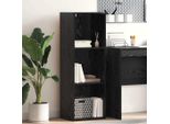 Maison Exclusive - Libreria Effetto Rovere Nero 40 X 30 X 114 Cm Materiale Ligneo