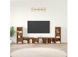 Mobile Tv Stabli MöBel 4 Pezzi In Legno Di Recupero 37 X 35 X 107,5 Cm In Legno Ingegnerizzato - Mobili Tv CC1381184 4Parti