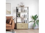 Maison Exclusive - Libreria In Rovere Sonoma 80 X 30 X 155,5 Cm Materiale Ligneo