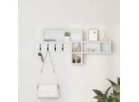 Maison Exclusive - Comodino Da Parete Bianco 100 X 12 X 43,5 Cm Materiale Ligneo