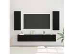 Stabli MöBel Set Di Mobili Tv A Parete 5 Pezzi Look Rovere Nero - Mobili Tv CC9627422 2Parti