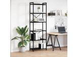 Maison Exclusive - Libreria Effetto Rovere Nero 40 X 30 X 85 Cm Materiale Ligneo