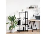 Maison Exclusive - Libreria Effetto Rovere Nero 40 X 30 X 85 Cm Materiale Ligneo
