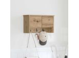 Maison Exclusive - Comodino A Muro Con Ante In Rovere Artigianale 50 X 20 X 30 Cm