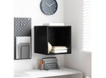 Maison Exclusive - Armadio A Muro Effetto Rovere Nero 37 X 37 X 37 Cm Materiale Ligneo