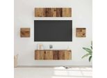 Best MöBel Set Di Mobili Tv A Parete 6 Pezzi In Legno Di Recupero - Mobili Tv CL7688574 3Parcel
