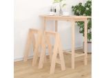 Sgabello Semplice 2 Pezzi 40X40X75 Cm In Legno Di Pino Massiccio - Sgabello DE6056439 1Pacco