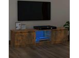 Design Nuovo Mobile Tv Con Luci Led Rovere Fumé 140X40X36 Cm - Mobili Tv MöBel2025 CHY5737209 1Pacco