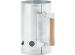 Accendicamino Durevole Per Barbecue A Carbonella Acciaio Zincato - Accendicamino Per Barbecue Octo7291505 1Pacco
