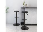 Best MöBel Sgabello Da Bar 2 Pezzi In Velluto Nero - Sgabello Da Bar CL9680109 1Pacco