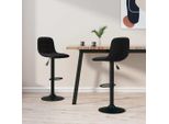 Best MöBel Sgabello Da Bar 2 Pezzi In Velluto Nero - Sgabello Da Bar CL8949913 1Pacco