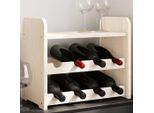 Portabottiglie Di Design Con Ripiano Superiore 43X25X37 Cm In Pino Massiccio - Portabottiglie 2025 Nuovo9459968 1Pacco