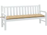 Eleganten-Stil Cuscino Per Panca Da Giardino Melange Beige 180X50X7 Cm Tessuto - Cuscini Per Mobili Da Giardino Hommie7704381 1Pacco